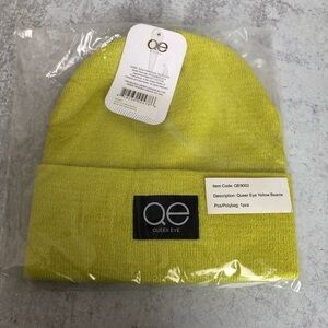 Queer Eye Yellow Chartreuse Knit Beanie Unisex OS